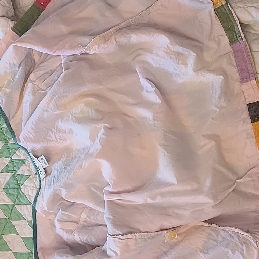 Orvis Multicolor Patchwork Quilt Cherboard Patter… - image 8